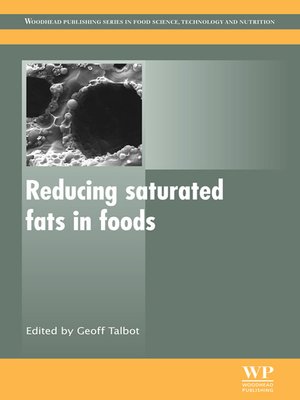 cover image of Reducing Saturated Fats in Foods